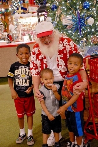 Bronner's Santa on Vacation Charitable Tie-In